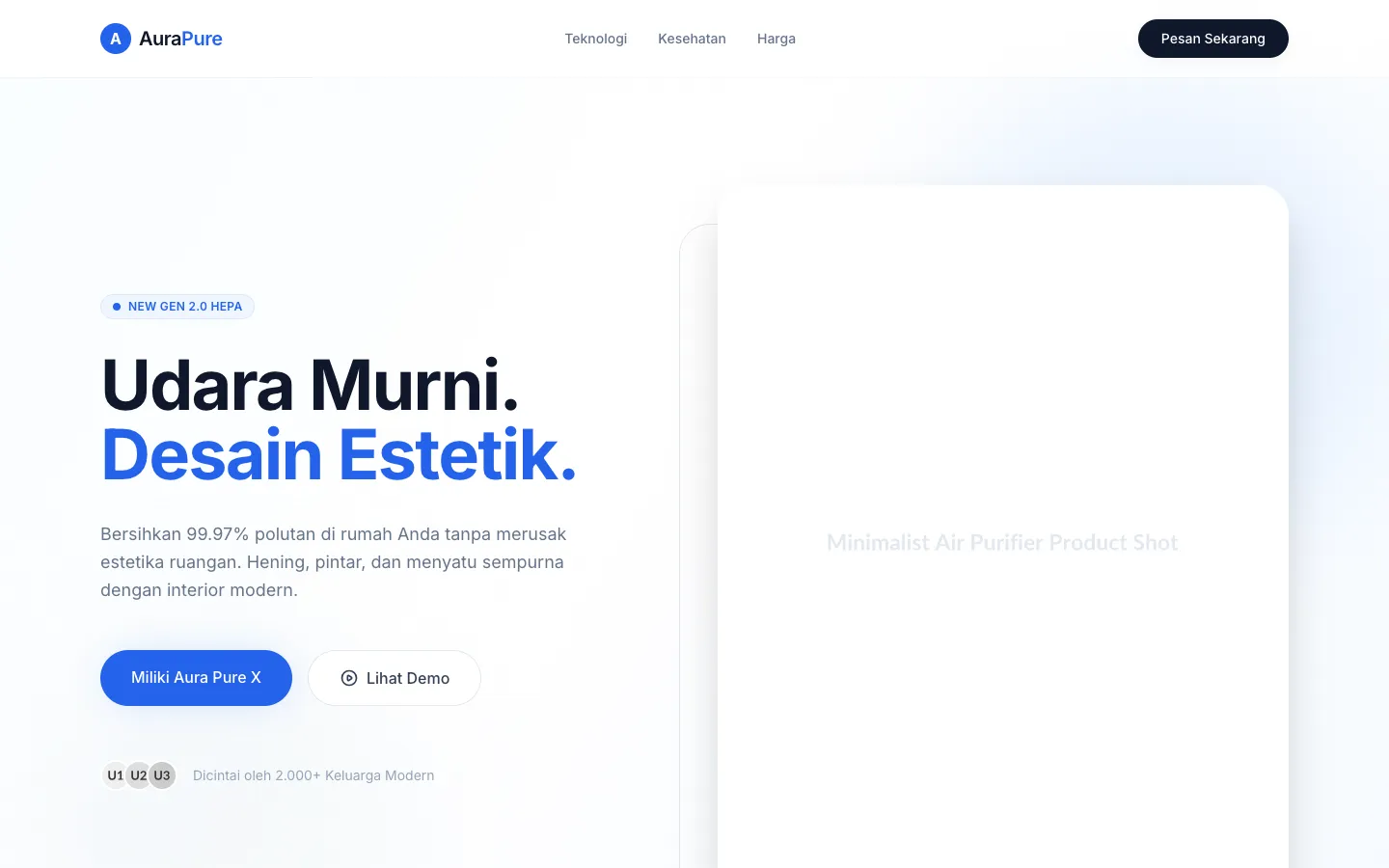 Clean Minimalist / Product